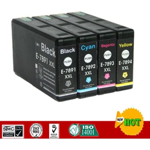 Compatible Ink Cartridge for Epson T7891 T7892 T7893 T7894 For Epson WorkForce Pro WF-5110DW 5190DW 5620DWF 5690DWF etc