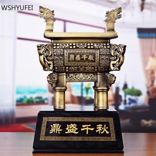 Traditional Resin Home TV cabinet Feng Shui Ornaments Office desktop Lucky money decoration Shop opening auspicious Gift