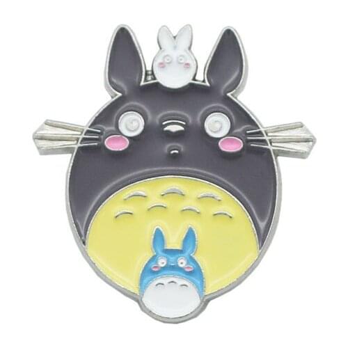 Cute Anime Movies Cat Hard Enamel Pins Brooches Women Men Lapel Badges Backpack Collar Fashion Jewelry Gifts For Kids Friend