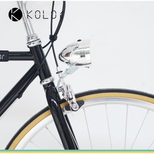 Bike LED Light Retro Bicycle Headlights City Road Bicycle Bicycle decorative Light Black / Silver