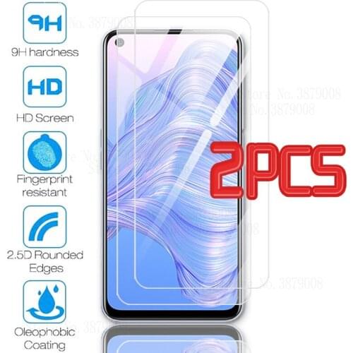 2pcs Tempered Glass on For OPPO Realme 7 5G Screen Protector Film For orro RealmI 7 5g Realmy7 5g Protective Glass 6.5