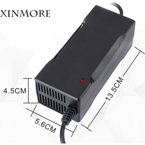 XINMORE Auto-Stop 67.2V 2A Lithium Battery Charger For 60V Li-Ion Lipo Battery Pack Cooling with Fan Inside