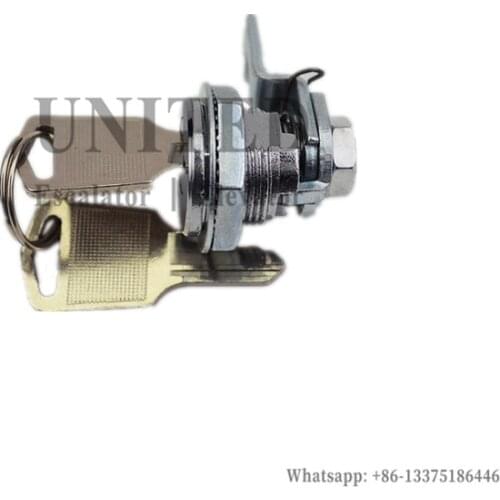 10pcs UNITED Elevator Lock With Key Elevator Control Car Lock Hook Lock Switch E-431