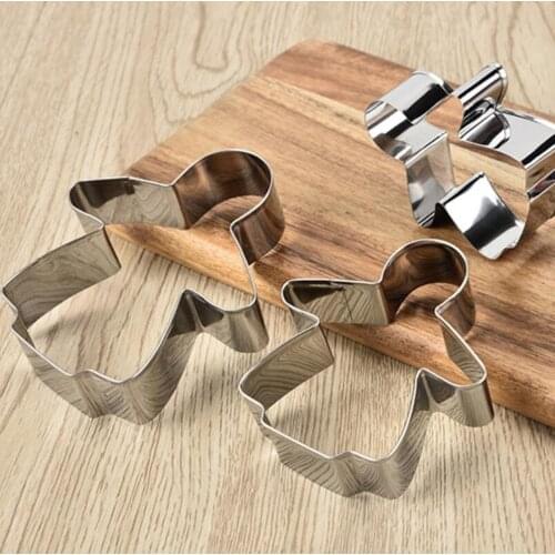 3Pcs DIY Stainless Steel Cake Biscuit Mould Chocolate Baking Utensils Cake Mould Baking Mold For Home Kitchen Supplies