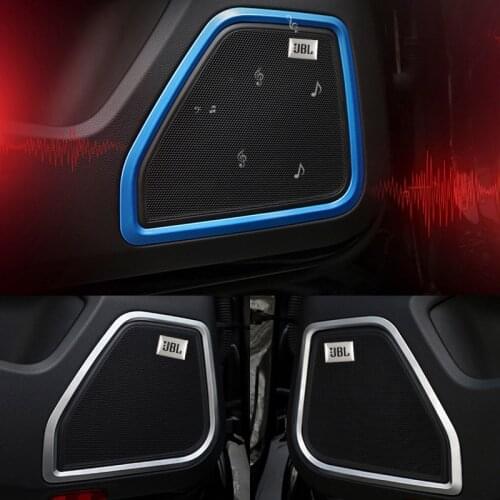 6Pcs JBL Car Audio Decorate Stickers for Hyundai I30 Tucson Solaris Creta IX35 Kona I20 I40 Veloster Ioniq Accent IX25 I10 2021