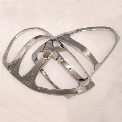 ABS Chrome accessories Rear Light Lamp Cover Trim For Toyota Land Cruiser Prado FJ120 2002-2008 Tail Light Cover