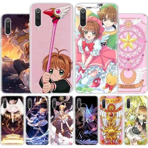 Card Captor Sakura Anime Cover Phone Case For Xiaomi Redmi Note 10 9 9S 8T 8 7 6 5 9A 6A 7A 8A 9C K20 S2 Pro Luxury Soft Coque