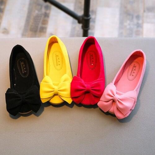 Children Kids Baby Girls Princess Dance Shoes Girl Dress Party Flats Casual First Walkers Soft Slip-on Shoes
