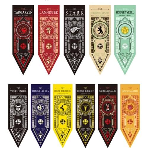 House Flags and Banners Wall Sigil Tournament Outdoor Garden Wall Tapestry Poster Party Bar Game Room