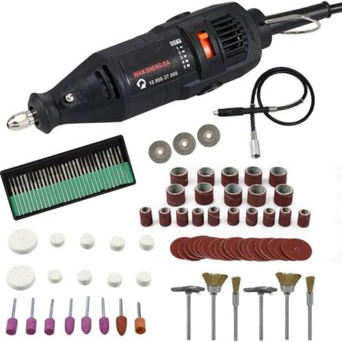 180pcs Electric Mini Hand Drill Rotary Tools Dremel Engraving Drill Polishing Machine Electric Drill Engraving
