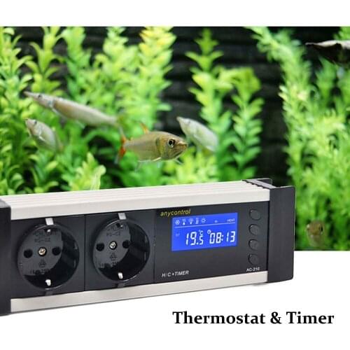 Tortoises reptiles Aquarium Thermostat timer with Waterproof sensor