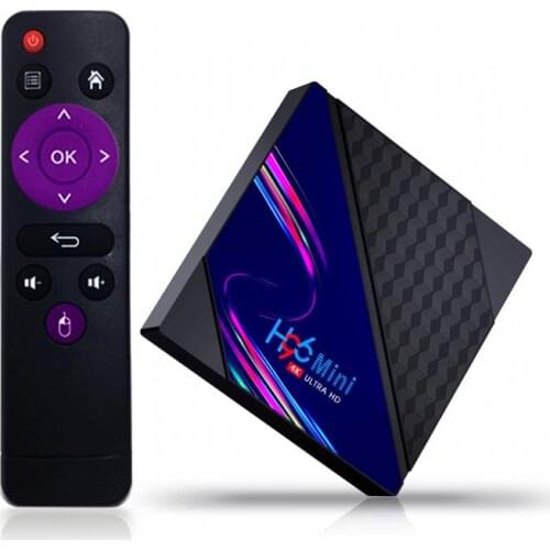 H96 MINI V8 Quad Core RK3228A 4K HD Smart TV Box Android 10.0 Double WIFI Wireless TV Set-top Box