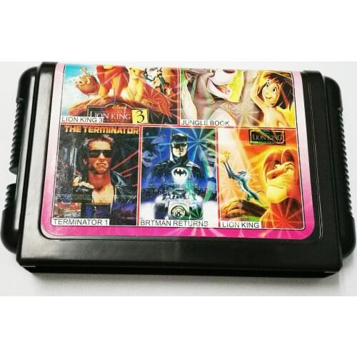 Hot Sale Game Card for SEGA GENESIS for MegaDrive 16 bit Multi 18 In 1-Th18001/25 in 1-TH25001/32 in 1-TH32001/35 in 1-TH35001