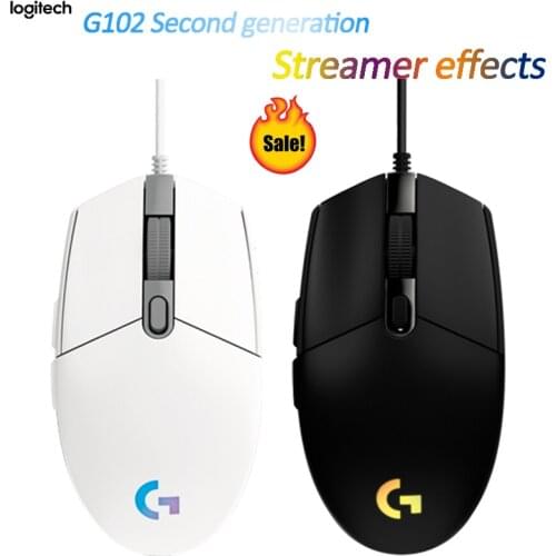 Logitech G102 LIGHTSYNC/Prodigy 2nd Gen Gaming Wired Mouse Game Mouse Support Desktop/ Laptop Windows 10/8/7 Optical Mouse
