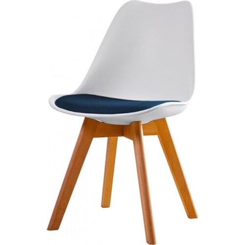 Nordic Home Chair Modern Minimalist Solid Wood Desk Chair Leisure Chair Fabric Dining Chair To Discuss Chairs