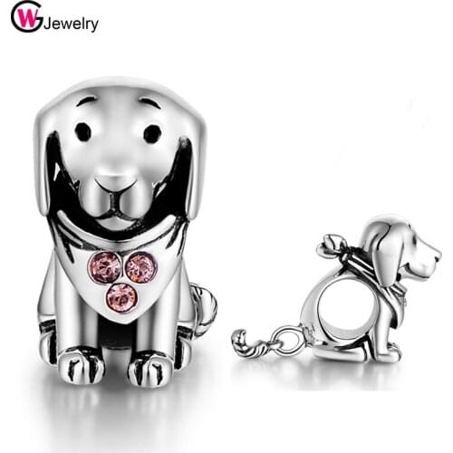 Sterling Silver Dog Charms Fits 925 Silver Bracelet Silver Bangle Brand