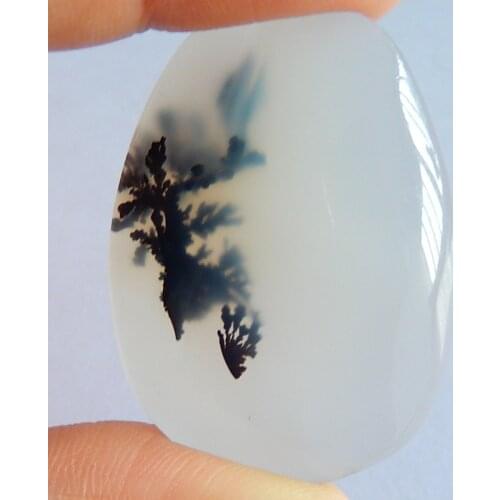 Rare East Java Maganese Agate fashion pendant Cabochons,43x31x10mm,18.9g