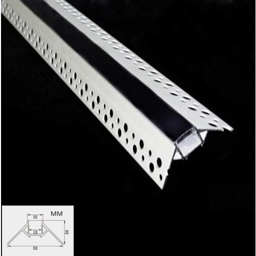 5-30 Pcs Of 1M 40Inch 12MM Programmable LED Aluminum Profile ,5V 12V 24V Strip Drywall Recessed Positive Negative Edge Channel