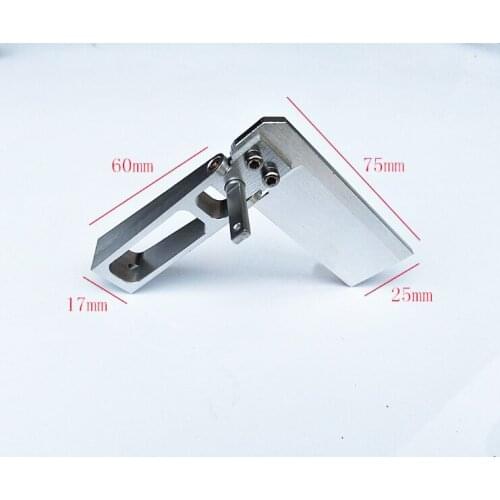 Low Resistance Rudder 60*75mm Metal Steering Wheel For MINI-MONO Electric Ship Model Remote Control Boat Spare Parts