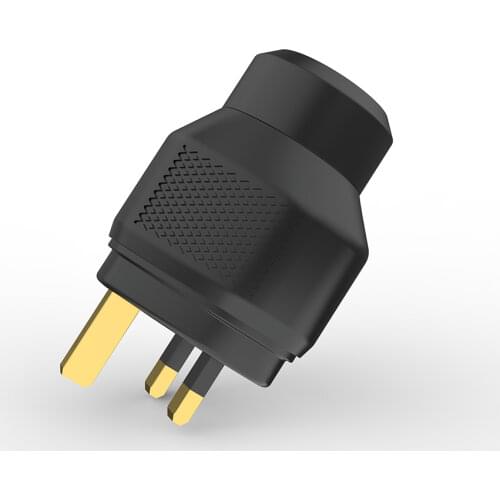 Viborg UK01 Pure Copper Gold/Rhodium/Silver Plated 13A Mains Power Plug UK Ireland connector HK Connector UK power plug