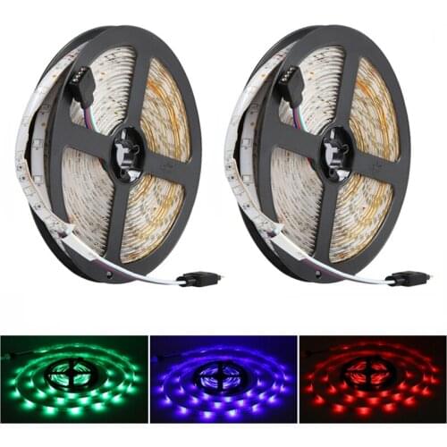 10M 600Leds Rgb Led Strip Light 3528 Dc12V 60Leds/M Fiexble Light Led Ribbon Tape Home Decoration Lamp