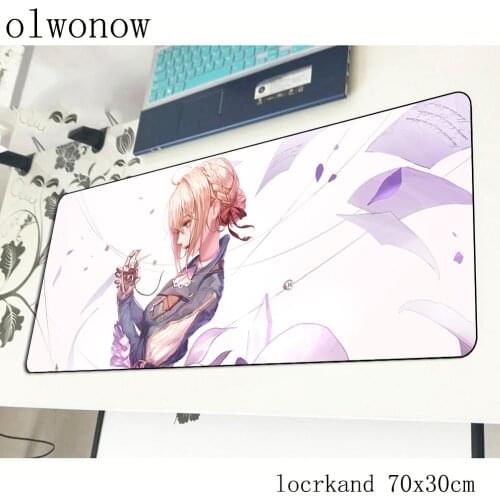 Violet evergarden mouse pad gamer HD print 700x300x2mm notbook mouse mat gaming mousepad cheapest pad mouse PC desk padmouse