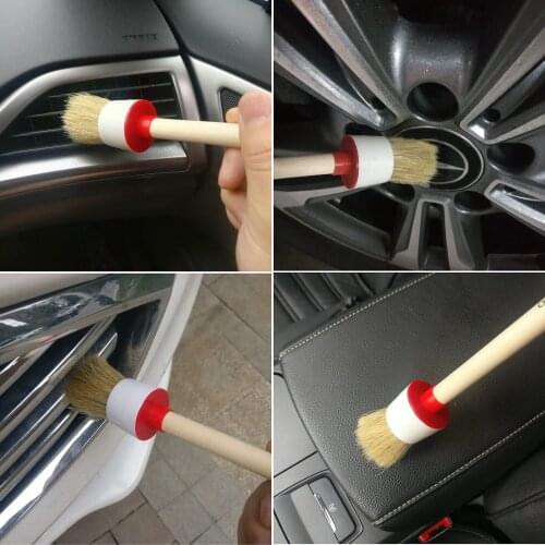 11 Pcs Car Cleaning Detailing Brush Set Dirt Dust Clean Brush For Car Motorcycle Interior Exterior Leather Air Vents Clean
