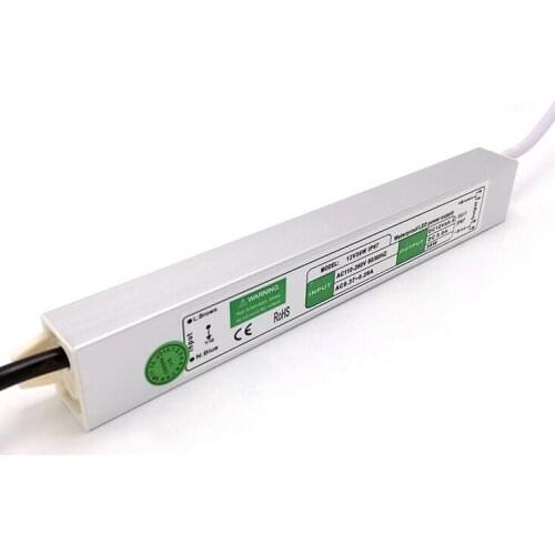 12V 3A 36W Waterproof Driver Transformer Power Supply Strip Switch 110V/240V for CCTV Camera/LED/Monitor