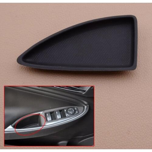 23451118 Car Front Left Door Switch Bezel Cap Door Handle Bolt Cover Black Fit for Chevrolet Malibu 2016 2017 2018