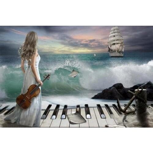 5D Diamond Painting DIY Diamond Embroidery Musical Dream Mosaic Gift Embroidery Handicrafts Diamond Wall Art Decor