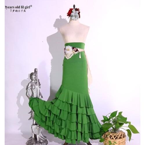 Flamenco 6 Layer Flounce Dress DTT39 Is a Popular Dance Wear Brand