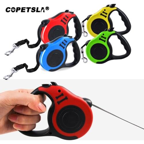 Copetsla Dog Leash Automatic Retractable Nylon Dog Lead Extending Puppy Walking Running Leads For Small Medium Dogs Pet Supplies