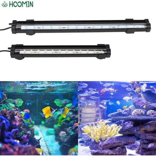 EU Plug Suction Cup LED Bubble Light Aquarium Light Strip Slow Flash Fish Tank Decor Lighting Lamp 100-240V Colorful