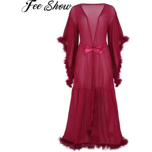FEESHOW Women's Long Robes