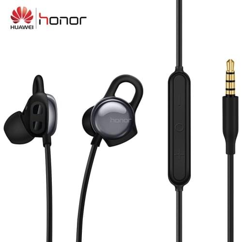Huawei Headset Huawei HonorEarphone AM16 Hi Res Heart Rate Monitor Hi-Res 3.5mm Port with Microphone Wire Control