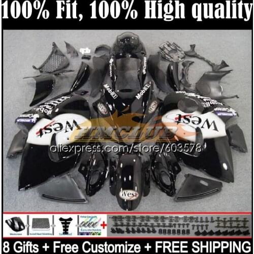 Injection For SUZUKI Hayabusa GSX-R1300 08 09 10 11 12 13 21CL.15 GSXR1300 CC 2014 2015 2016 2017 2018 2019 Fairing West black