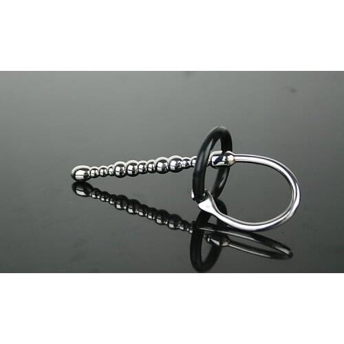 Stainless steel&Silicone Catheter Urethral Sounds Expander Tube Penis Plug Stretcher Adults Games Product Toys For Man Sex Shop