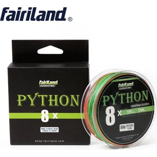 Fairiland Multi Color Braided fishing line 8 Strands PE Line 150M tresse peche carp wire Netherlands Original Super Strong Line