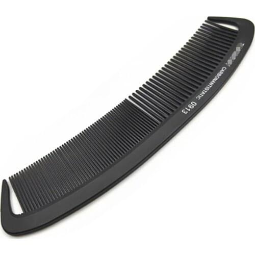 Professional Curved Shaver Hair Clipper Cutting Comb Barber Flat Top Comb Anti-static Salon Cutting Comb Hairdressing Brush