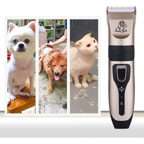 Professional Pet Dog Cat Clipper Hair Grooming Tool Cordless Trimmer Shaver Comb Razor Rechargeable Beauty Kit For Furry Animals