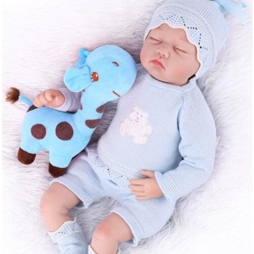 55cm Silicone Reborn Baby Doll Toy Like Real bebe Newborn Alive stuffed Doll Girl Brinquedos Play House toys gift