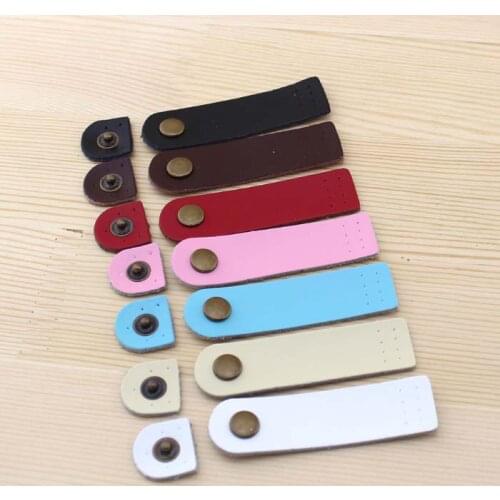 Genuine Leather Hasp Purse Bag Hasp with snap for Craft Bags ,Patchwork Bag Accessories 7*2 cm 7 color Free shipping