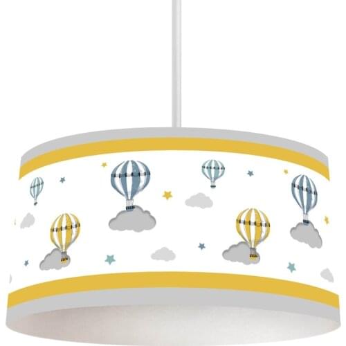Heart Girl Boy Printing Patterned Kids Baby Room Bedroom Light Pendant Lamp Chandelier