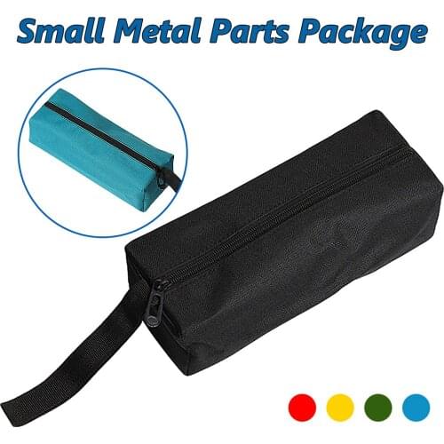 1Pc Oxford Canvas Waterproof Storage Hand Tool Bag Screws Nails Drill Bit Metal Parts Outdoor Travel Makeup Organizer Pouch Bag