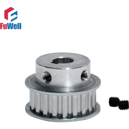 XL-20T Timing Pulley with Keyway 11mm Belt Width Gear Belt Pulley 8/10/12mm Bore Aluminum Alloy 20Teeth XL Synchronous Pulley