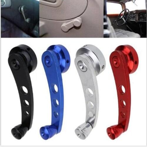 2 stuk aluminium auto universele venster handvat winder riser vervanging coiler crank riser hand crank window rocker rocker