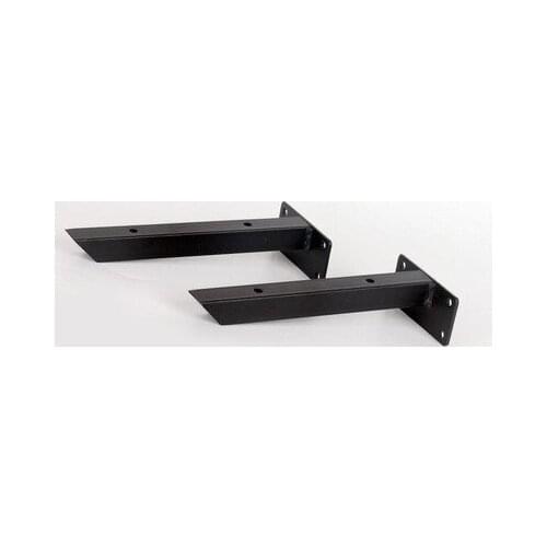 2 pcs for 10-35cm long heavy duty furniture black wall mount angle Bench Table stand hinged table rack truss