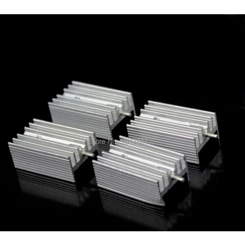 20 Pieces lot Silvr Heat Sink 21x15x11mm Router IC Heat Sink Aluminum Cooling Fin