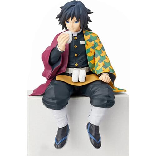 2021 Anime Figurine Model Demon Slayer Kimetsu No Yaiba Tomioka Giyuu Figures PVC Model Toys Collection Doll Gift