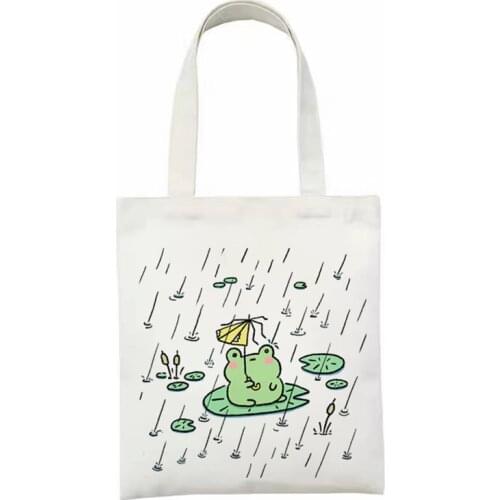 Large capacity Women canvas tote bag Funny cartoon Female Shopper Handbag Harajuku Travel Shoulder Bag Ladies sac shopping 2021